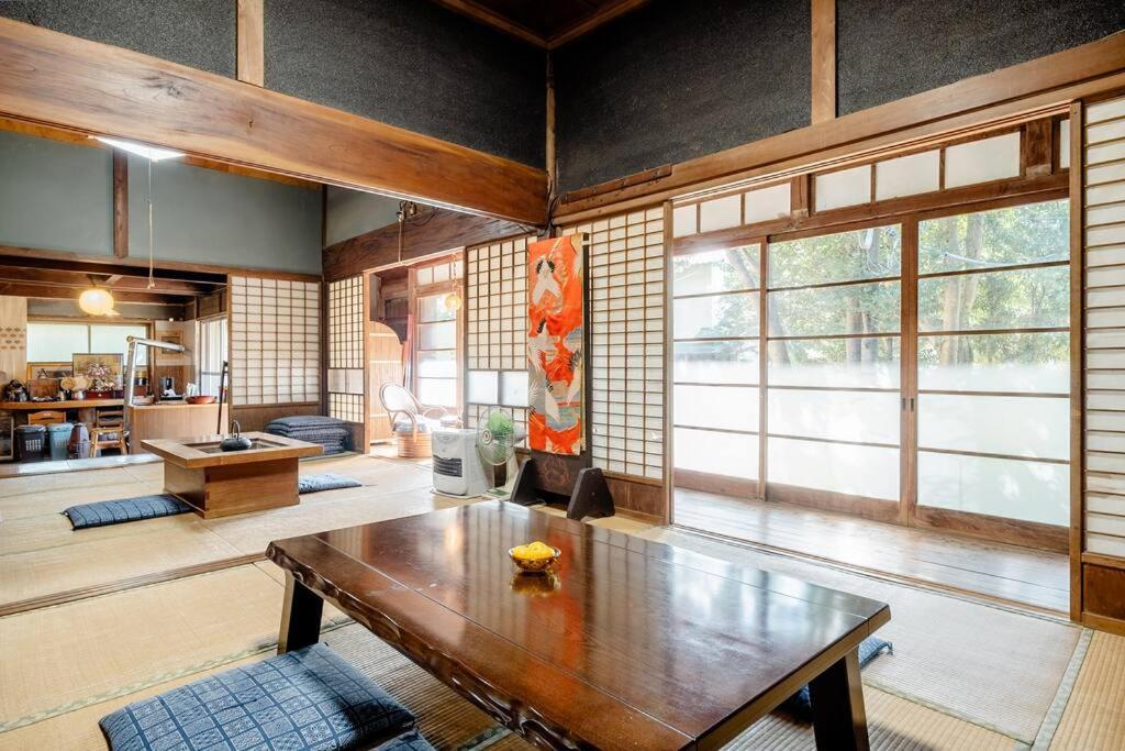 ゲストハウス+カフェわ　１日１組限定！ 築１００年の農家の古民家で宿泊体験、薪でお風呂沸かせます。焚き火もできます。 Kannami Dış mekan fotoğraf